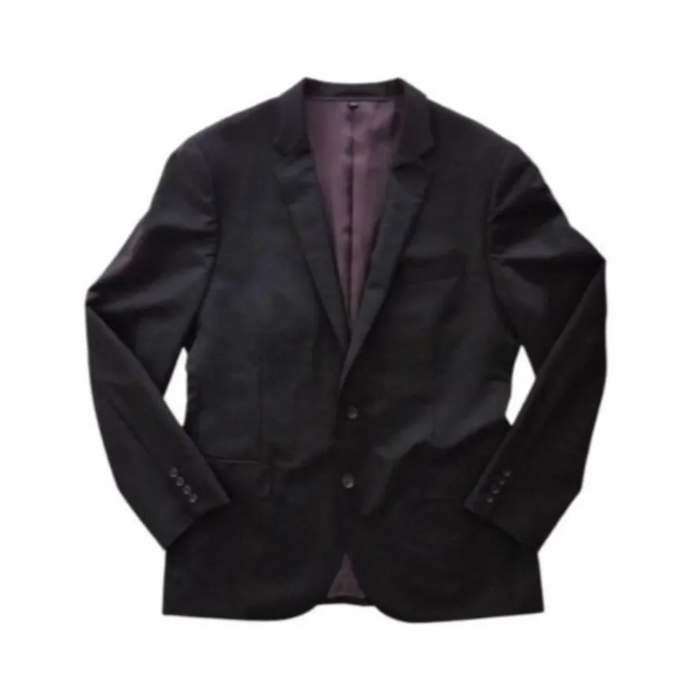 J.Crew Ludlow Loro Piana Italian Wool Suit Jacket Blazer 44R Black